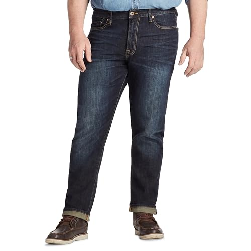 Lucky Brand Herren Big and Tall 410 Athletic Fit Jeans, Barit, 52W / 32L von Lucky Brand