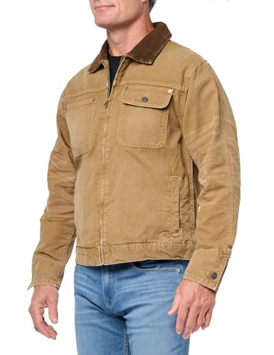 Lucky Brand Herren Cordkragen Trucker-Jacke, Legend Khaki, L Lucky Brand Herren Cordkragen Trucker-Jacke, Legend Khaki, L von Lucky Brand