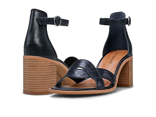 Lucky Brand Sarwa Damen Knöchelriemchen-Sandale mit Absatz, Schwarz, 39 EU von Lucky Brand