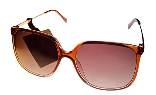 Lucky Brand Women's Lucky Sunglasses Brown to Blush Gradient Square, 58-16-140 von Lucky Brand