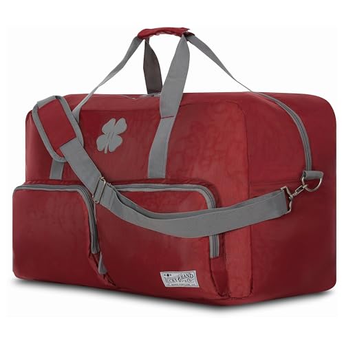 Lucky Travel Duffel Bags, Turnbeutel, Reisetasche & Große Seesack für Herren, Faltbare Übernachtung Weekender Taschen für Damen & Herren mit Verstellbarem Schultergurt, Anthrazit, Weinkeller, 115L von Lucky Brand