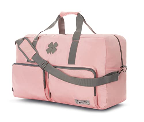 Lucky Travel Duffel Bags Turnbeutel Reisetasche & Groß Duffle Bag für Herren Faltbare Overnight Weekender Taschen für Damen & Herren mit Verstellbarem Schultergurt, Anthrazit, Brautrose, 115L von Lucky Brand