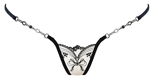 Lucky Cheeks Damen Luxus Micro G-String My Love (S) von Lucky Cheeks