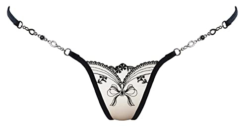 Lucky Cheeks Damen Luxus Mini G-String My Love (L) von Lucky Cheeks