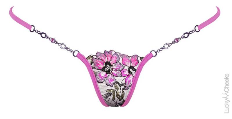 Lucky Cheeks Ministring Garden of Love Pink LC307GLPV Lucky Cheeks Ministring Garden of Love Pink LC307GLPV von Lucky Cheeks