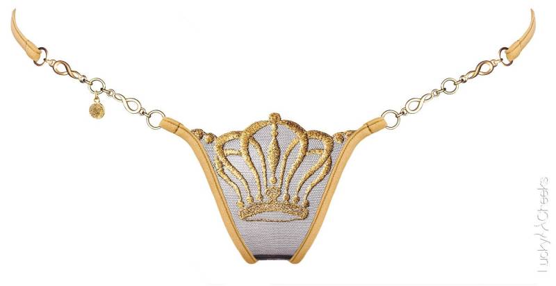 Lucky Cheeks Ministring Queen of Love sunny LC216QLS von Lucky Cheeks