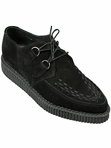 Lucky Dice Unisex Creep Creeper Schuh Rockabilly Spitz Farbauswahl Neu! Wildleder Schwarz 5003 47 von Lucky Dice