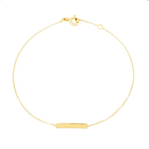 Armband aus 18 Karat Gold, Hype Lucky One Bijoux, One Size, Gold von Lucky One Bijoux