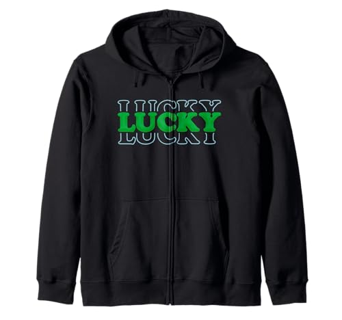 Lucky St. Patricks Day Damen Irish Lucky Shamrock T-Shirts Kapuzenjacke von Lucky St. Patricks Day Shamrock Women Men Shirt