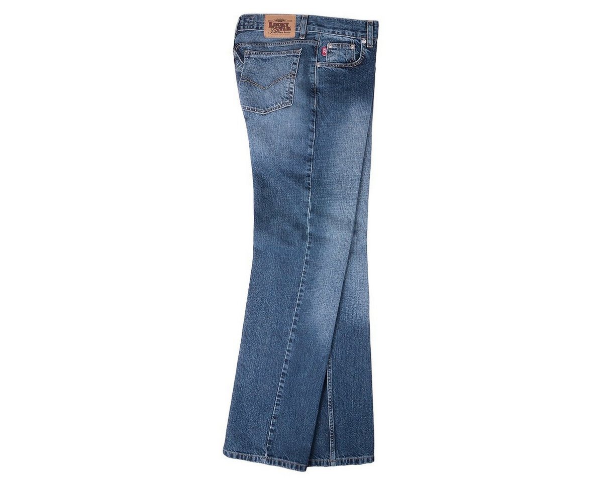 Lucky Star Bequeme Jeans Übergrößen Lucky Star Jeans-Hose Shadow in denim blau used sandblast Lucky Star Bequeme Jeans Übergrößen Lucky Star Jeans-Hose Shadow in denim blau used sandblast von Lucky Star