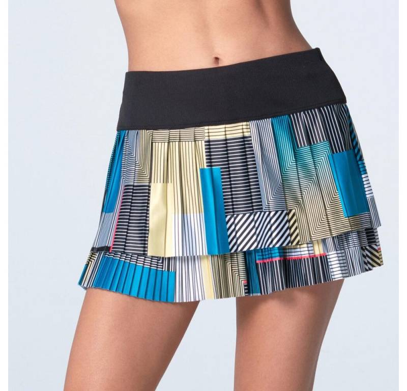 Lucky in Love Tennisrock Stripe It Up Pleated Skirt von Lucky in Love