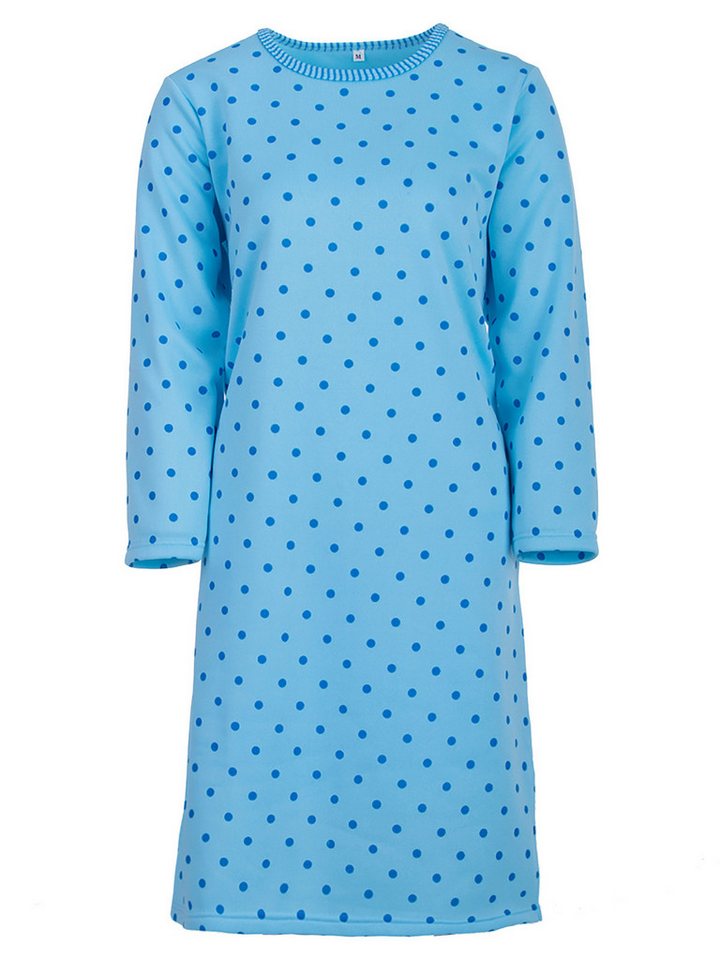 Lucky Nachthemd Thermo Nachthemd - Punkte von Lucky