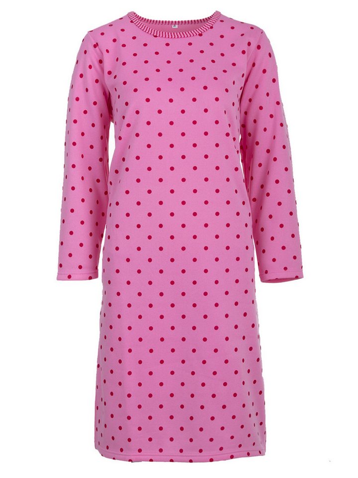 Lucky Nachthemd Thermo Nachthemd - Punkte von Lucky