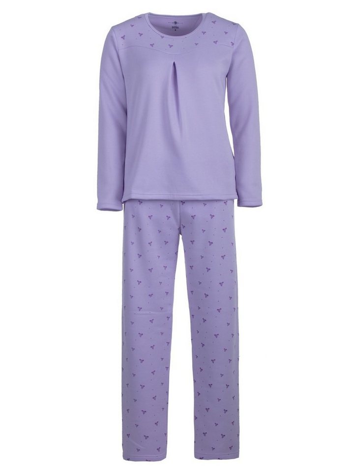 Lucky Schlafanzug Pyjama Set Thermo - Spitzendruck Schleife von Lucky