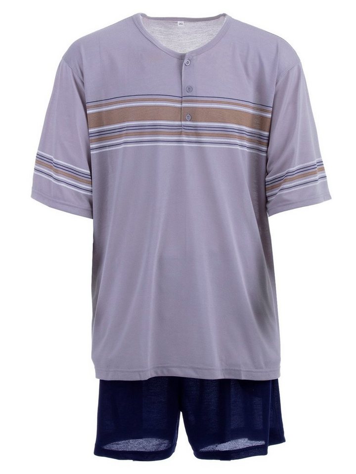 Lucky Schlafanzug Pyjama Set Shorty - Streifen Köpfe Lucky Schlafanzug Pyjama Set Shorty - Streifen Köpfe von Lucky