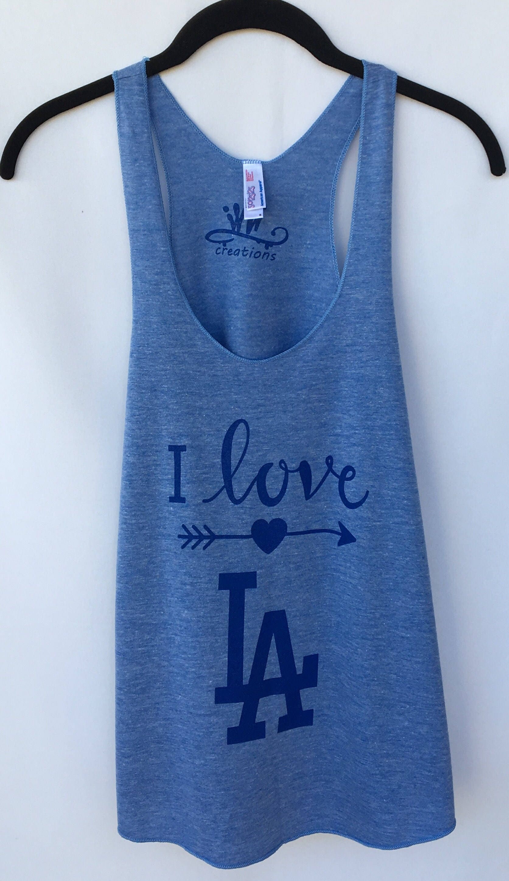 La Blau Tank Top. Los Angeles Dodgers Tanktop. Heather Geschenk Freundlich von Lucky120