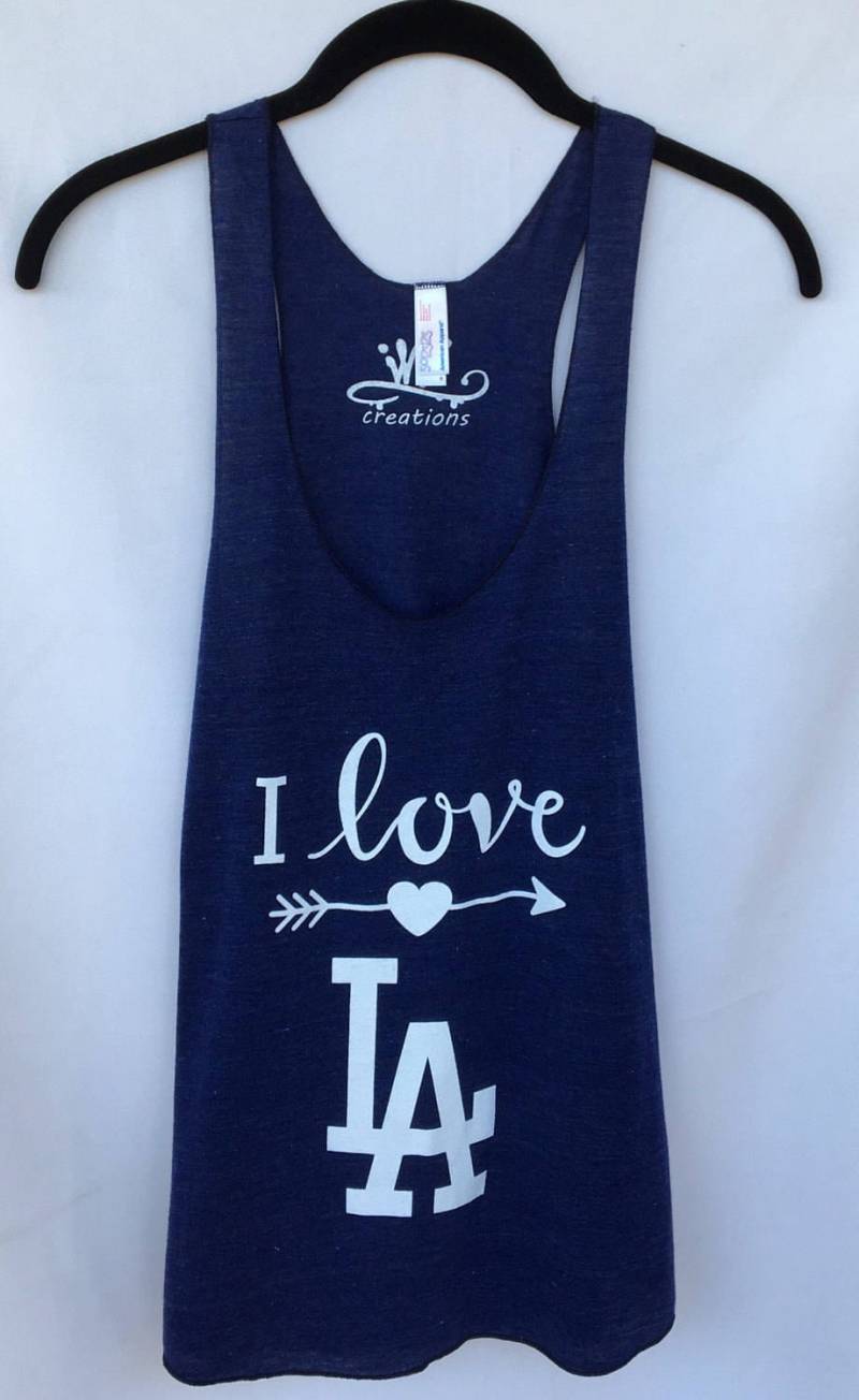 La Frauen Tank Top. Liebe L.a. Tank. Dodgers Los Dodger Geschenk Freundlich von Lucky120