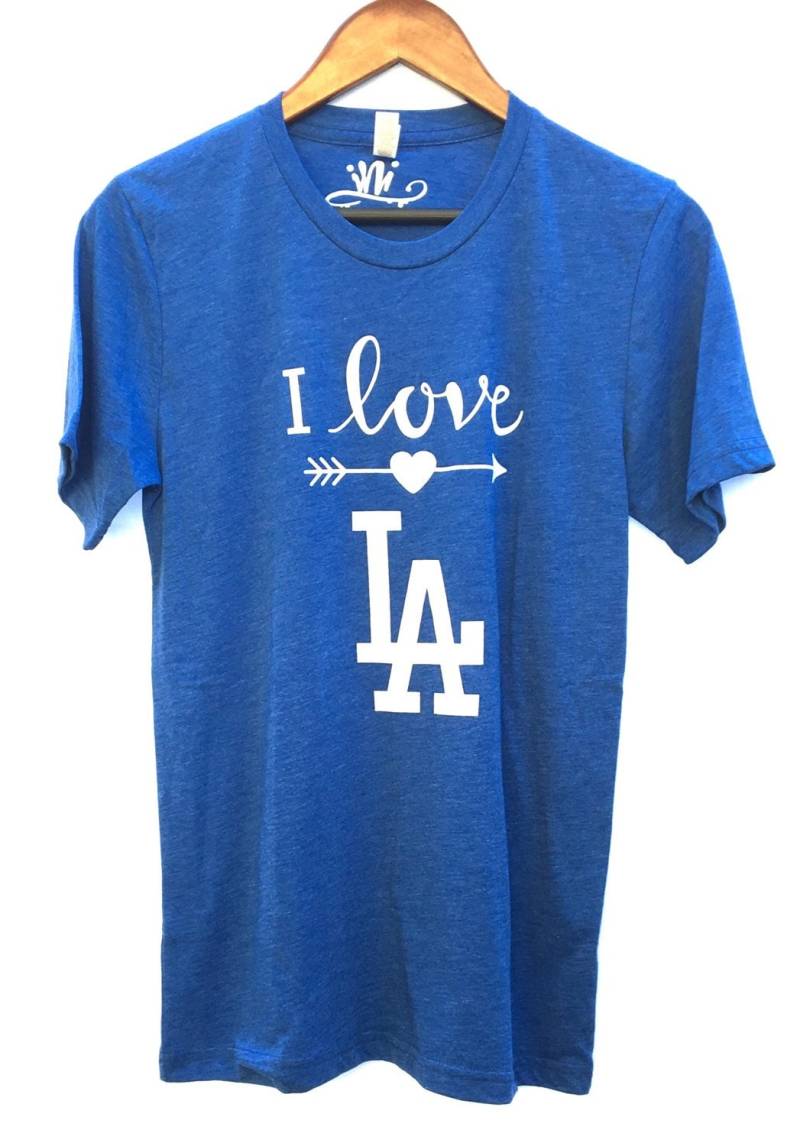 La-T-Shirt. Ich Liebe La Unisex T-Shirt. Dodgers T-Shirt. Baseball-T-Shirt. Geschenk Freundlich von Lucky120