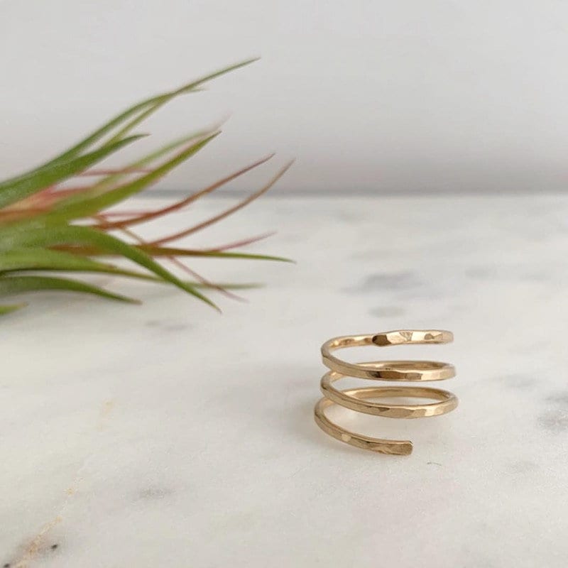 Silber Spirale Ring Silber Spirale Ring von LuckyBeeJewelry