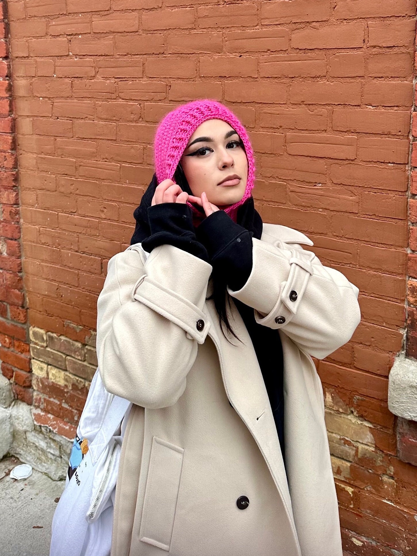 Mohair Balaclava - Seide, Und Alpaka von LuckyCowboyNails