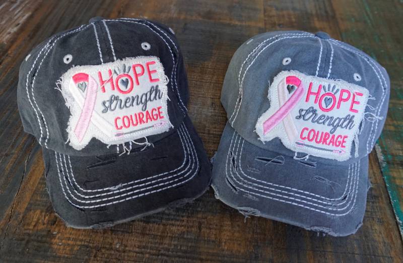 Hope Ribbon Awareness Distressed Dad Hat - Pigmentgewaschene Baumwollmütze Hope Ribbon Awareness Distressed Dad Hat - Pigmentgewaschene Baumwollmütze von LuckyDeals4U