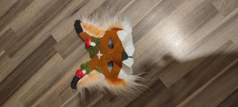 Moosy Fuchs Maske Mit Unechtem Moos Und Unechten Pilzen Moosy Fuchs Maske Mit Unechtem Moos Und Unechten Pilzen von LuckyDragonzzMasks