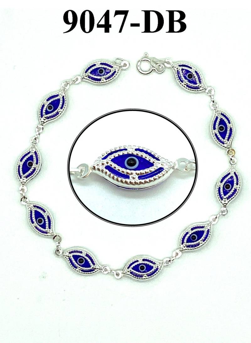 925 Sterling Silber Evil Eye Armbänder #9047 925 Sterling Silber Evil Eye Armbänder #9047 von LuckyEyeBoutique