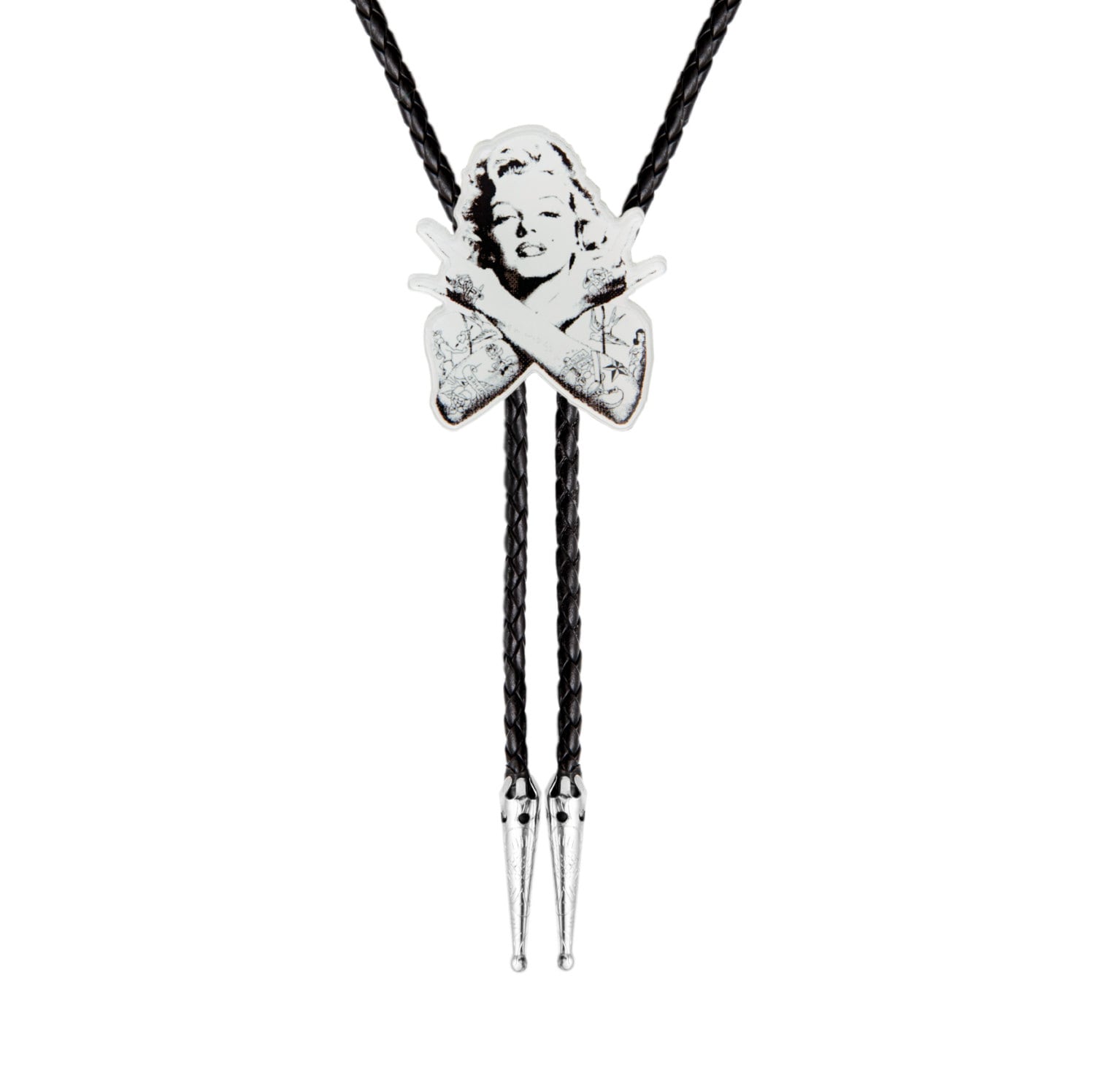 Bolokrawatte - Marilyn Monroe ~ Weiß Bolokrawatte - Marilyn Monroe ~ Weiß von LuckyHustler