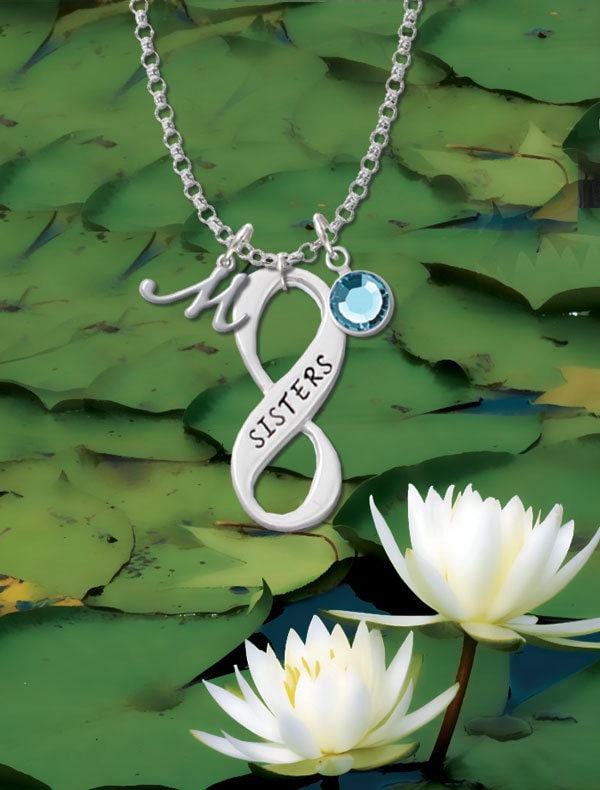 Infinity Symbol Halskette - Personalisierter Initial Schmuck Mit Kristall Freundschaft, Schwester, Wahre Liebe, & Darüber Hinaus, Mutter Infinity Symbol Halskette - Personalisierter Initial Schmuck Mit Kristall Freundschaft, Schwester, Wahre Liebe, & Darüber Hinaus, Mutter von LuckyMeAndMom