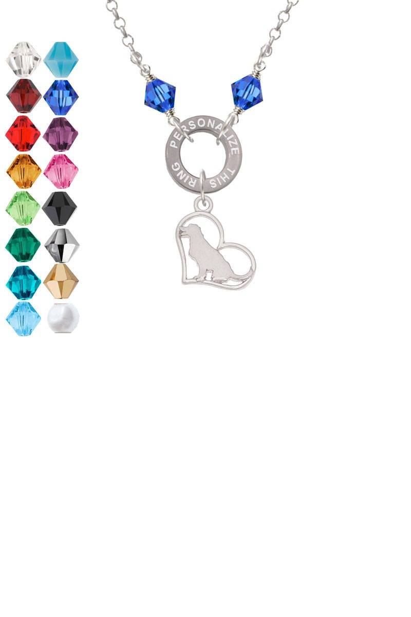 Labrador Hund Herz Charm Halskette-Edelstahl Custom Gravur Eternity Circle Crystal Halskette - Lab Schmuck Nc-C6278-C6507-F2316 Labrador Hund Herz Charm Halskette-Edelstahl Custom Gravur Eternity Circle Crystal Halskette - Lab Schmuck Nc-C6278-C6507-F2316 von LuckyMeAndMom