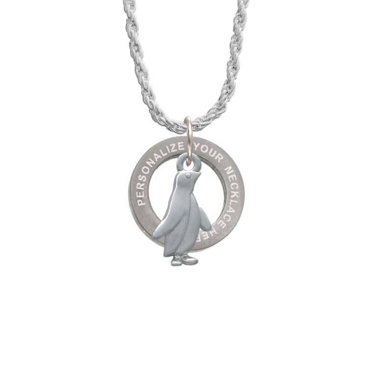 Pinguin Halskette Mit Gravur, C3735 Pinguin Halskette Mit Gravur, C3735 von LuckyMeAndMom