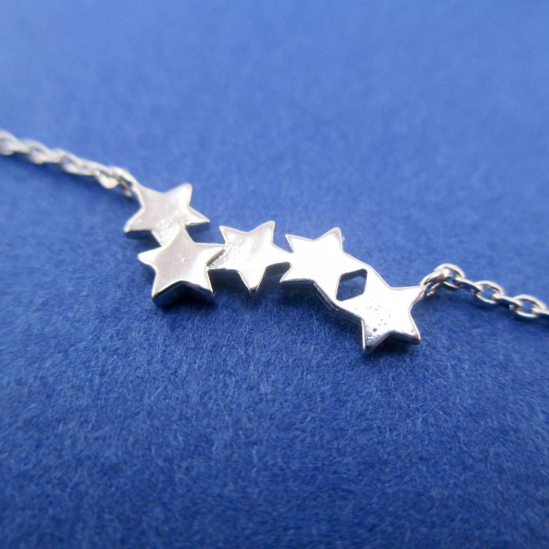 Reihe Der Sterne Geformte Konstellationen Anhänger Halskette in Silber | Space Travel Nasa Universum Galaxy Themed Handmade Schmuck von LuckyMiiJewelry