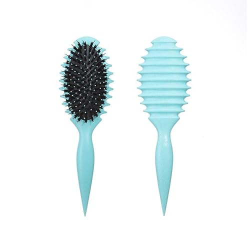 Haarbürsten Stylistin Lockenkamm für Frauen, bequemes Haarstyling, sofortige Schönheit und Selbstvertrauen(Green) von LuckyQianyi