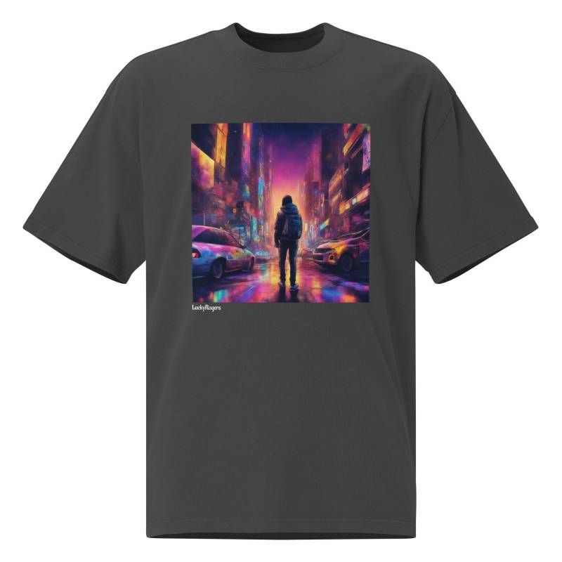 Trippy Oversized T-Shirt Mit Verwaschenem Look Trippy Oversized T-Shirt Mit Verwaschenem Look von LuckyRogers