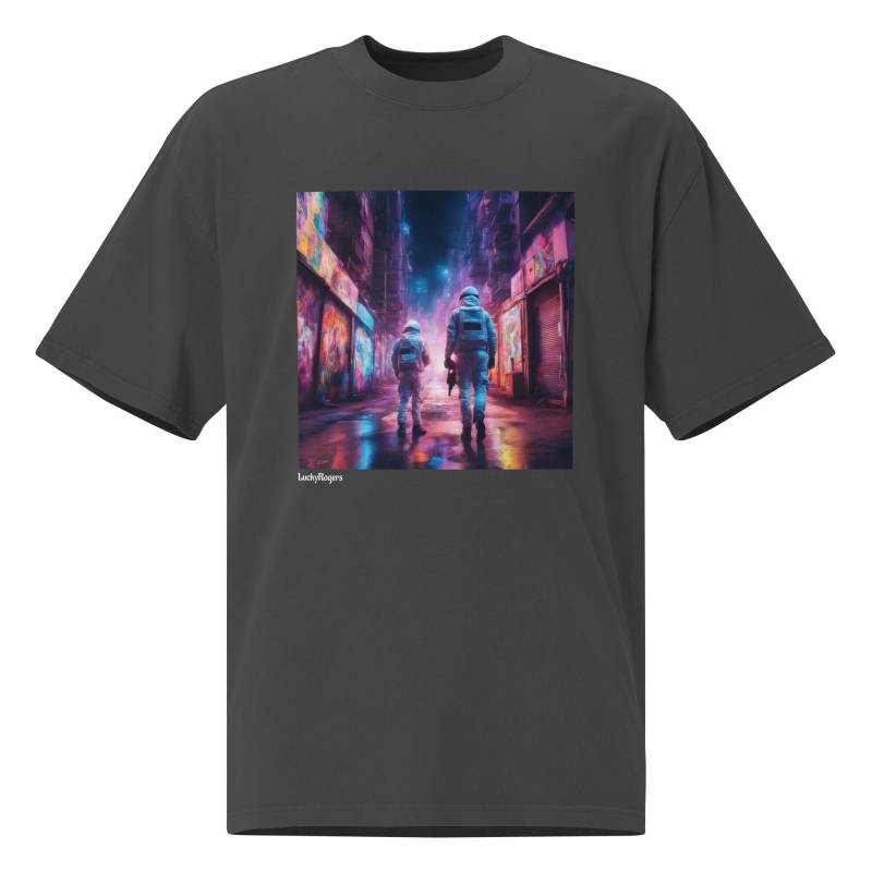 Trippy Oversized T-Shirt Mit Verwaschenem Look Trippy Oversized T-Shirt Mit Verwaschenem Look von LuckyRogers