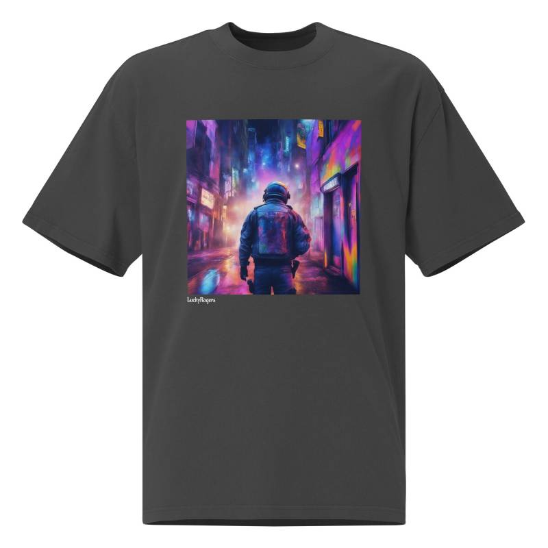 Trippy Oversized T-Shirt Mit Verwaschenem Look Trippy Oversized T-Shirt Mit Verwaschenem Look von LuckyRogers