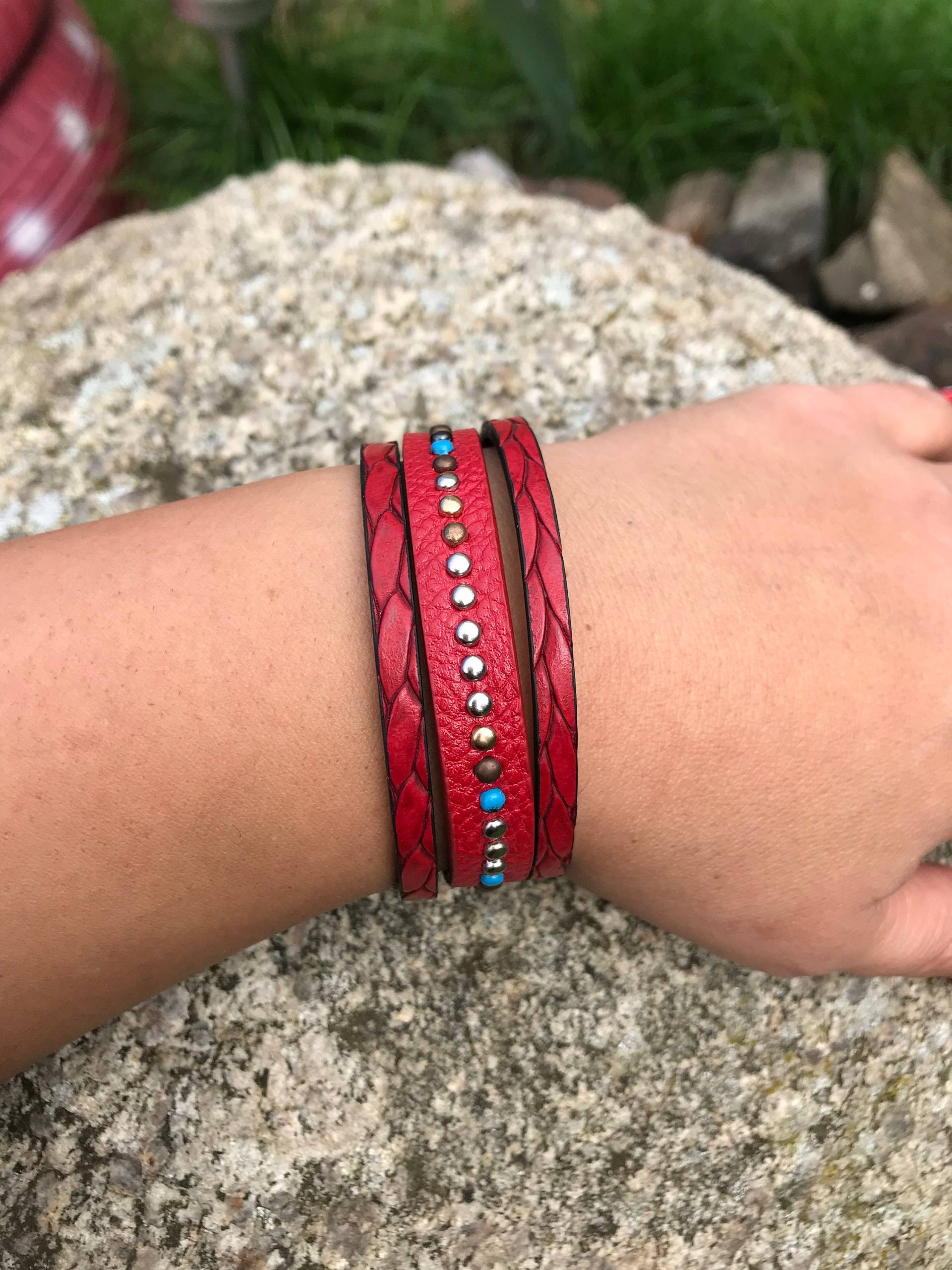 Kunstleder Armband Mit Edestahl Magnet-Verschluß Kunstleder Armband Mit Edestahl Magnet-Verschluß von LuckySchmuck