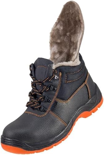 Luckyberg Sicherheitsschuhe mit Stahlkappe, Größe von 36 bis 50 | Arbeitsschuh für Herren und Damen, Winter Stiefel Industrie und Baunutzung, Mechanikerschuhe (Numeric_36) von Luckyberg