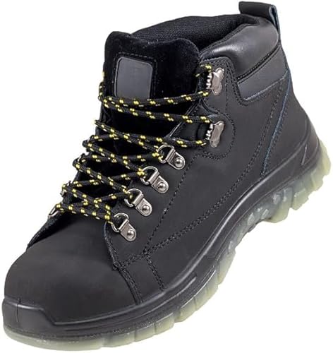 Luckyberg Sicherheitsschuhe mit Stahlkappe, Größe von 39 bis 47 | Arbeitsschuh für Herren und Damen, Winter Stiefel Industrie und Baunutzung, Mechanikerschuhe (Numeric_41) von Luckyberg