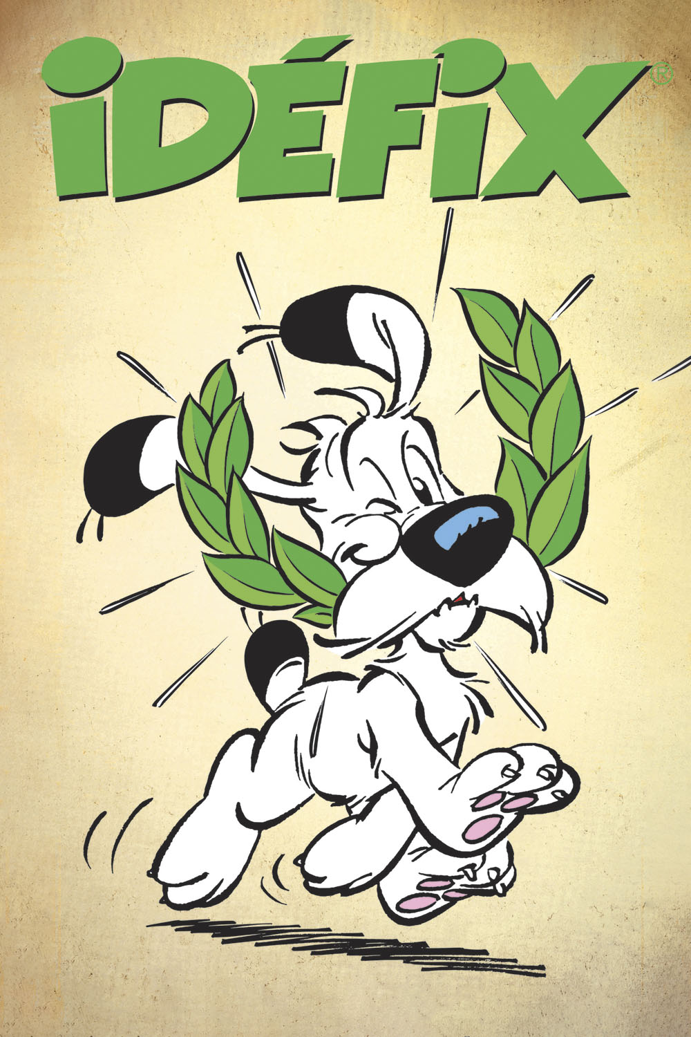 LuckyLinde Leinwandbild "Idefix" Fantasy  Figuren  Film  Filmfiguren 1 Stk. tlg. Canvasbild Wanddeko Bild zum Film "Kampf der Häuptlinge" von Luckylinde