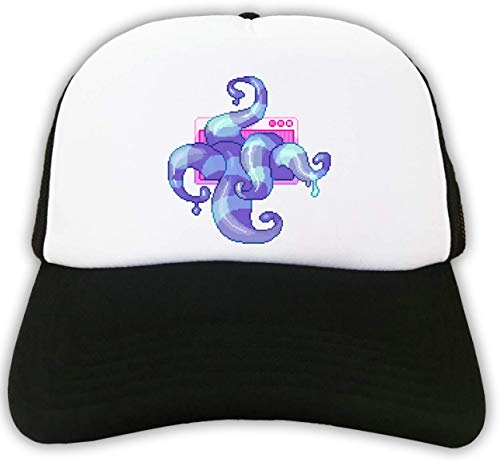 Luckyprint 8Bit Pixelated Tentacles Trucker Cap von Luckyprint