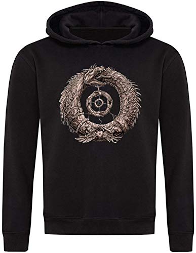 Ouroboros Dragon Egyptian Myth Unisex Pullover Hoodie X-Large von Luckyprint