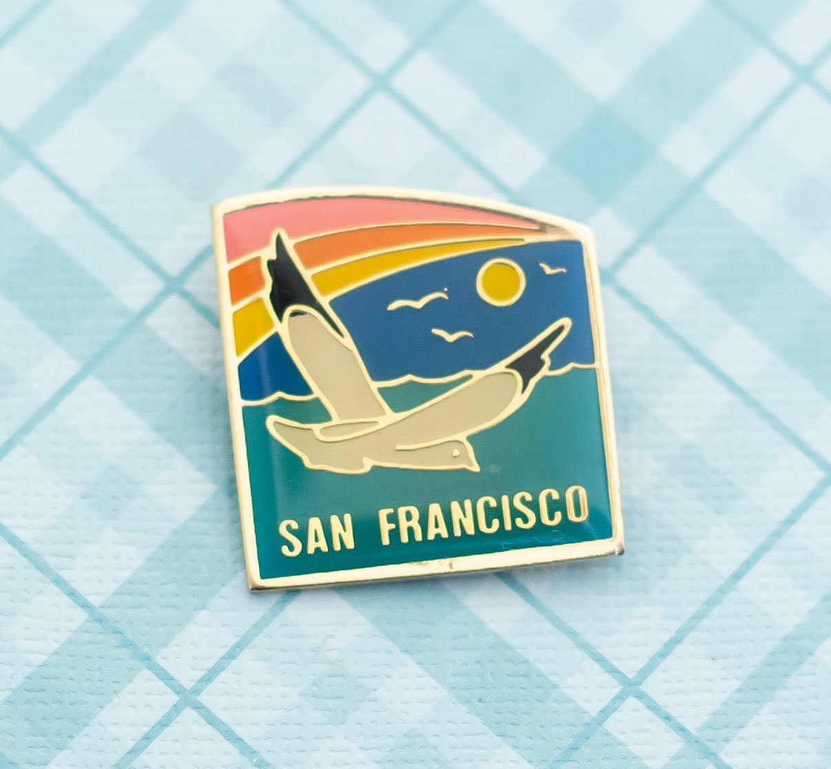 Einzigartige San Francisco Brosche - L6 von LuckyvintagefindsUS