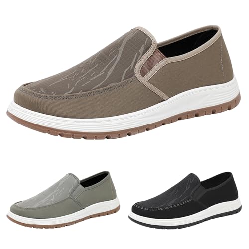 Luckywaqng Halbschuhe Herren Outdoor-Board-Schuhe Casual Mesh Breathable Mokassins Weicher Sohle Flach Schuhe Loafers Sportschuhe Leicht rutschfest Laufschuhe Joggingschuhe Walkingschuhe Wanderschuhe Luckywaqng Halbschuhe Herren Outdoor-Board-Schuhe Casual Mesh Breathable Mokassins Weicher Sohle Flach Schuhe Loafers Sportschuhe Leicht rutschfest Laufschuhe Joggingschuhe Walkingschuhe Wanderschuhe von Luckywaqng
