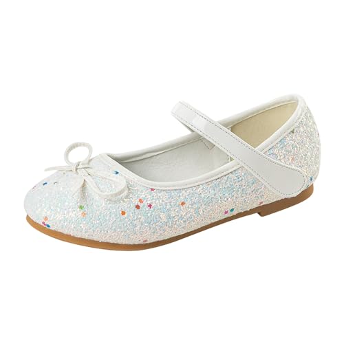 Luckywaqng Mädchen-Kleiderschuhe Mary Jane Halbschuhe Ballerinas Kinder Prinzessinnen Schuhe Hochzeitsschuhe Flache Baby Abendschuhe Party-Schulschuhe Geeignet Für Hochzeiten Geburtstagsfeiern Campus von Luckywaqng