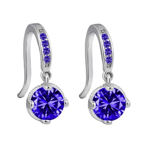 Luckywaqng New Silver Earrings Female Japanese Korean Temperament Water Drop Earrings Simple Hundred With Jewelry Ear Hanging Ear Hooks Silberohrringe Für Damen Ohrstecker von Luckywaqng
