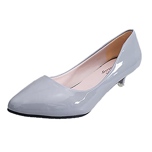 Pumps Von AbsäTzen Damen Freizeitschuhe Spitzer Zeh High Heels Einzelne Business Schuhe Offene Mit Absatz Geschlossen Abendschuhe Niedriger Absatz Hochzeit BüRoschuhe Businessschuhe von Luckywaqng