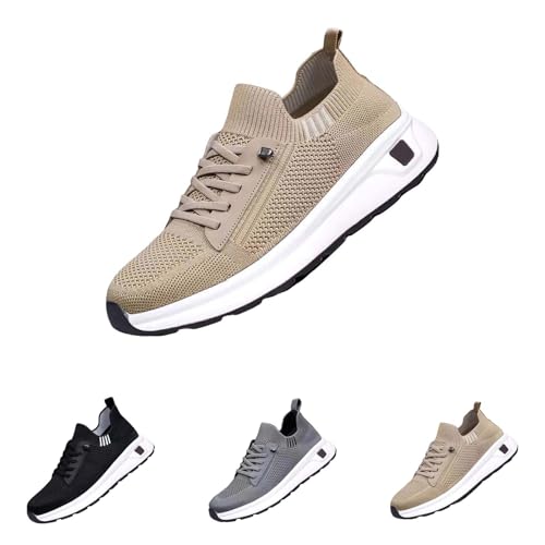 Sneaker Herren - Weicher Sohle Leicht Turnschuhe - Tennis Fitness Jogging Turnschuhe - Mesh-Design Atmungsaktiv Laufschuhe - Memory Foam Freizeitschuhe Walkingschuhe Für Freizeit Wanderungen von Luckywaqng