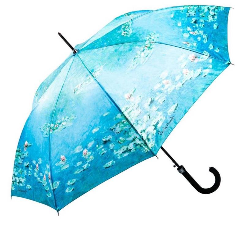 Luckyweather not just any other day Stockregenschirm Regenschirm Motiv Monet WATER LILIES Automatik von Luckyweather not just any other day
