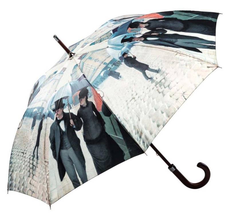 Luckyweather not just any other day Stockregenschirm Regenschirm Motiv RAINY DAY IN PARIS Holzstock von Luckyweather not just any other day
